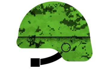 Illustration of an army helmet