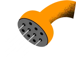 Illustration of a shower head