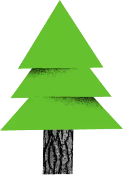 Illustration of a Christmas tree